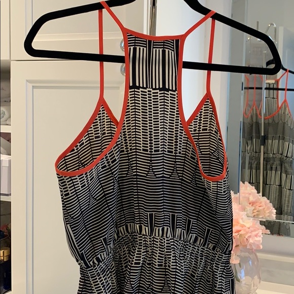 3/$50 Black & White Striped Halter Dress - Picture 8 of 8